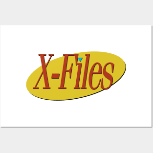 X Files logo Posters and Art